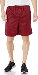 Pantalones Cortos Deportivos de Malla Sólida Personalizables de Alto Rendimiento, Transpirables y de Secado Rápido, Estilo Casual, Cintura Media - Product Image 5
