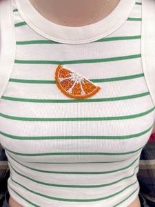 เสื้อยืดคอตตอน 100% หนานุ่มสำหรับผู้หญิง แบรนด์หรู ทรงโอ-เนค สไตล์ลำลอง ตกแต่งด้วยลูกปัดมุก พิมพ์ลายแฟชั่น ทันสมัย ปรับแต่งได้ - Product Image 5