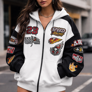 Sweat à capuche unisexe pour sportifs, brodé, séchage rapide, écologique, mode hiver, logo en relief, broderie 3D, uni, décontracté - Product Image 1