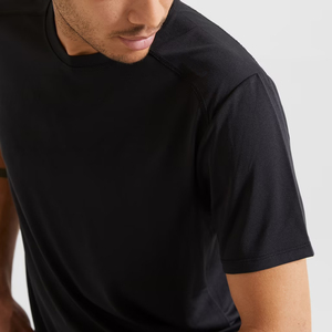 100% Cotton Men's Regular Fit O-Neck Casual Short Sleeve <b>Blank</b> Design Quick Dry Breathable T-Shirt Customizable Fabric <b>Weight</b> - Product Image 5