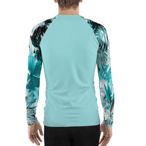 Lightweight Breathable <b>Men</b> Printing Rash Guards Standard Fit <b>Compression</b> <b>Shirt</b> With Free Design Options - Product Image 5