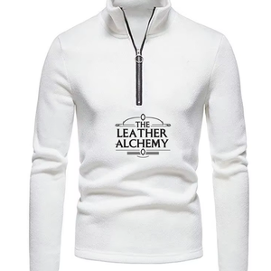 Sudadera con Cierre de Cremallera para Hombre, Tejido Suave y Cálido, Corte Holgado, Informal, para Invierno, para Actividades al Aire Libre - Product Image 1