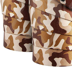 Bandes élastiques pour genoux à motif camouflage, fixation réglable par auto-agrippant, soutien pour haltérophilie et musculation, personnalisation OEM - Product Image 6