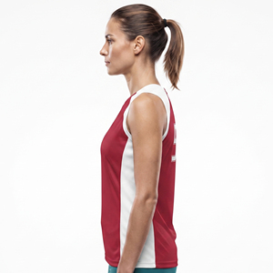 Women Volleyball Jersey Sleeveless Women O-Neck Volleyball Sports Jerseys Sublimated Printed Volleyball Tee Shirt - Product Image 3