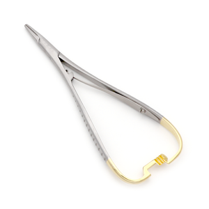 Pinces porte-aiguilles laparoscopiques en acier pour chirurgie abdominale - Product Image 6