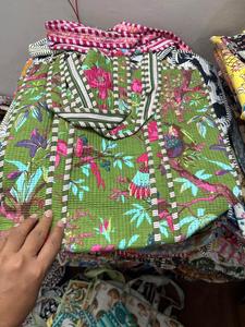 Designer Cotton Open Floral Design Shoulder <b>Bag</b> for Women Stylish Casual Handbag Soft <b>Fabric</b> Lightweight Carry <b>Bag</b> Pack 5 - Product Image 2