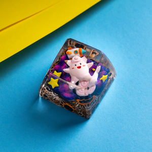 Teclas Artesanales Bosque Místico, Teclas Artesanales Personalizadas, Teclas Anime Lindas, Teclas Verdes, Juego de Teclas, Teclas de Madera - Product Image 1