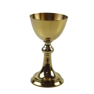 Cáliz de Metal para Altar Cristiano, Copa Eucarística para Culto Religioso y Celebración de la Comunión - Product Image 6