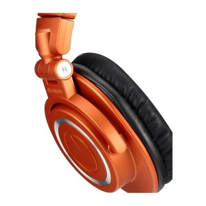 Casque de studio professionnel ATH-<span class=keywords><strong>M50X</strong></span>, couleur orange, avec haut-parleurs de 45 mm, fermé, circum-auriculaire, pour le gaming, les voyages et les podcasts - Product Image 1