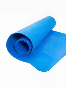 Tapete de Yoga Azul Rectangular de TPE Antideslizante, Tapete Universal para Ejercicios de Fitness - Product Image 1