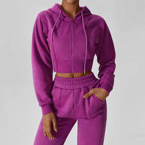 Sudadera con Capucha Extra Grande de Forro Polar Grueso para Mujer, con Logotipo Frontal, para Deportes de Invierno, para Chicas - Product Image 6