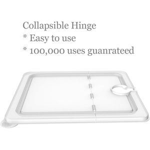 Contenitore Sous Vide EVC-12 da 12 Quarti con Coperchio Pieghevole a Cerniera Compatibile con Anova Nano AN500-US00 e Anova Pro 3.0 - Product Image 3