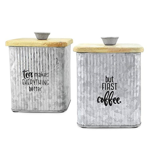 Hammered Antique Copper Kitchen Canister Set Of Airtight Stainless Steel Food <b>Storage</b> Jars For Tea Coffee Sugar Farmhouse Decor - Product Image 6