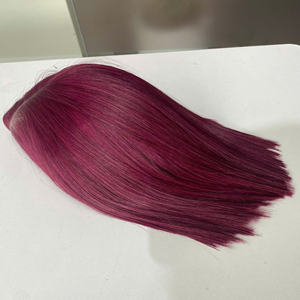Extensions de cheveux humains bruts à cuticule alignée vietnamienne droite à os de haute qualité pour les vendeurs de perruques ombrées bordeaux - Product Image 5