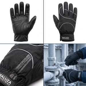 Guantes de Seguridad Mecánicos de Piel Sintética de Poliéster a Precio de Fábrica, con Palma Acolchada, Absorbentes de Humedad, Resistentes a Impactos y Antiabrasión - Product Image 4