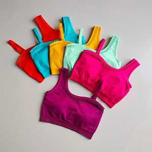 <b>Women</b> High Waist Yoga Set Solid Color Breathable <b>Mesh</b> Elastic Waist Seamless Spandex Polyester Sportwear - Product Image 5