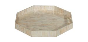 Bandeja de servir de nácar superior hecha a mano, plato decorativo para servir, para la colección de cocina y comedor. - Product Image 3