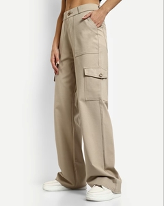 Pantalon cargo pour femme, coton de haute qualité, coupe slim, coupe ample, multi-poches, respirant, streetwear - Product Image 4