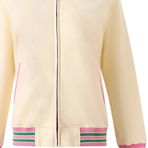 Chaqueta universitaria de lana estilo hermandad para mujer, retro, con botones, letras griegas, estilo urbano, personalizada, universitaria, cortavientos, con calefacción - Product Image 6