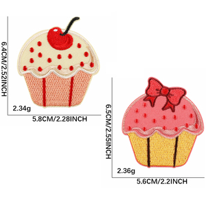 Cupcake Embroidered <b>Iron</b> On Patch - Product Image 5