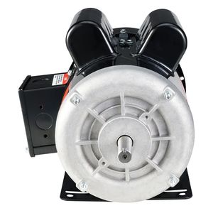 Motor de CA de 1.5 HP, 3450 RPM, 115V/230V, marco 56, para compresor de aire, con eje estriado monofásico de 5/8 pulgadas, rotación CW/CCW - Product Image 2