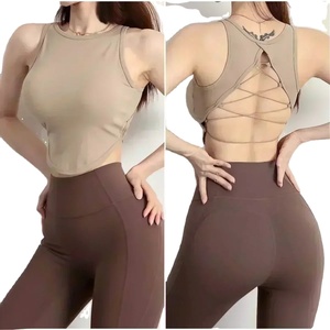 Sujetador deportivo Cloud Hide para mujer, ropa interior transpirable con cremallera frontal para Yoga, Top corto, Fitness, gimnasio, deportes, chaleco Atlético sólido - Product Image 5