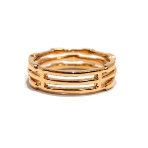 Drop Shipping Jewelry Shinning High End 18k Solid Pink Gold Natural Diamond Small Ring Band For Female Wedding Jewelry Gift - Product Image 2