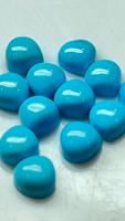 Vente en gros de pierres précieuses en vrac en forme de cœur de 5 mm en turquoise naturelle Sleeping Beauty, turquoise de la mine d'Arizona, distributeur de turquoise