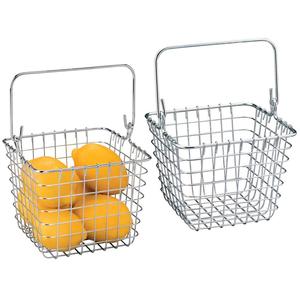 Idées de rangement en paniers pour chaque pièce de votre maison : panier mural rectangulaire antique en métal, style ferme. - Product Image 4