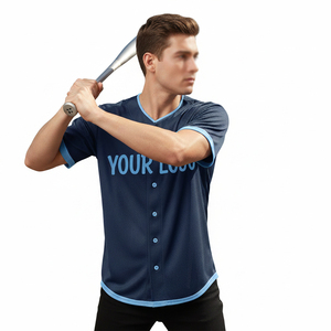 Impression personnalisée par sublimation du nom de l'équipe, du logo et du numéro, vêtements de sport bon marché, uniforme de baseball, maillots de baseball pour hommes - Product Image 5