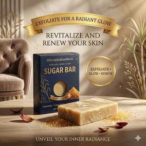 Savon en barre infusé au sucre, savon de bain premium, formule naturelle pour les soins de la peau, nettoyage doux, mousse crémeuse, texture douce, soin quotidien du corps - Product Image 6