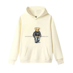 Sudadera con Capucha de Forro Polar de 400g para Mujer, Alta Calidad, Estilo Ralph Lauren X-Bear, Impresión por Transferencia de Calor, Transpirable, Sudadera con Capucha para Invierno - Product Image 6