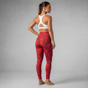 Leggings de sport et yoga personnalisés OEM à séchage rapide, pantalons de sport respirants de haute qualité pour femmes, longueur intégrale - Product Image 2