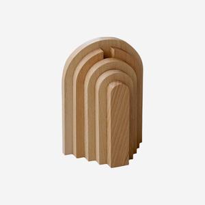 Modern Solid Wooden Bookends Handmade <b>Book</b> Holder Pair for Bookshelf Office Library Desk and Home <b>Decor</b> - Product Image 5