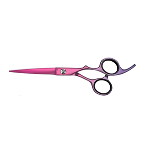 Ciseaux de coiffure ultra-affûtés au design arc-en-ciel, en acier inoxydable J2, style japonais, pour une coupe de précision en salon. - Product Image 4