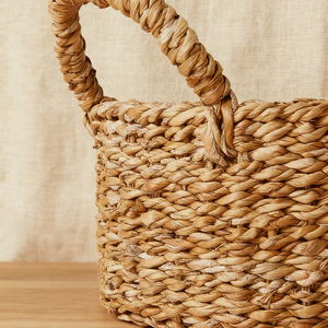 Cesta Tejida de Pasto Marino Natural de Primera Calidad con Asas Resistentes para Organización del Hogar, Almacenamiento de Alimentos en la Cocina y Uso Multipropósito - Product Image 6