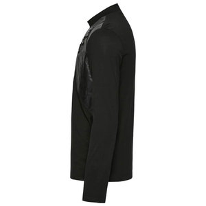 2026 Hot Selling Black Gothic Punk Metal Rivets Daily Long Sleeve T-Shirt <b>for</b> <b>Men</b> Wholesale Manufacturer OEM - Product Image 3