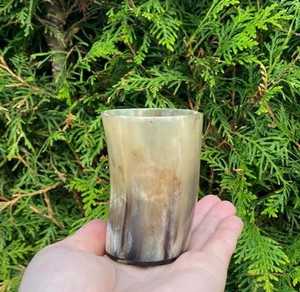 Cow Drinking Horn Mug Polished <b>Tree</b> Life Viking Decoration Agate <b>Glass</b> for Resale in the Us Animal Style - Product Image 5