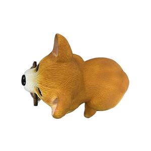 Estatua de perro de poliresina de alta calidad para Jardín Saludable, gran escultura de Feng Shui, estilo artístico hecho a mano, pintado a mano para el hogar - Product Image 3