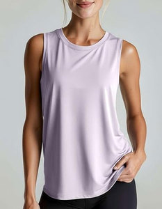 High Quality 5 Pack Women Dry-Fit Tank <b>Top</b> Sleeveless T-Shirt Athletic Workout Gym Shirt - Product Image 3