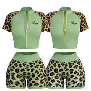 Conjunto Deportivo de Manga Raglán de Secado Rápido para Mujer 2026, con Visera, Ropa Deportiva Transpirable para Fitness - Product Image 1