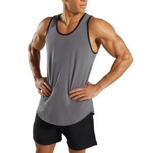 Fitness Sports Workout Gym Clothing Tank Top Bodybuilding Stringer Vest Custom Cotton Gym Men's <b>Running</b> <b>Singlet</b> - Product Image 1