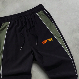 Wholesale Custom Logo Streetwear Jogger Pants Men Polyester Elastic Waist Casual Training Pants Supplier - Product Image 5