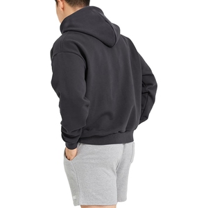 High Quality Men's Hoodies <b>Sweatshirts</b> Unisex Streetwear Custom Blank Drop Shoulder Loose Long Sleeves Hoodie - Product Image 3
