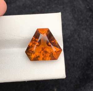 Piedra Preciosa de Citrino Natural Facetada Naranja, Citrino Limpio con Lupa, Piedra Suelta para Fabricación de Joyas, Suministro de Joyería DIY - Product Image 6