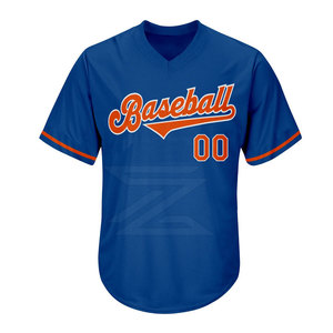 Jersey de Béisbol de Manga Corta Transpirable, Precio Económico, Tela Suave, Diseño Personalizado para Venta en Línea - Product Image 2