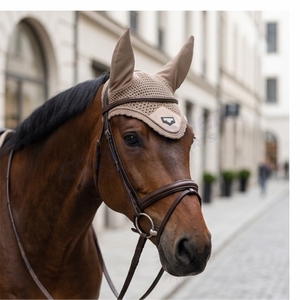 Nouveau produit phare 2026 : Cache-oreilles personnalisable de haute qualité pour chevaux de saut et de course, avec couleurs et logo uniques - Product Image 3
