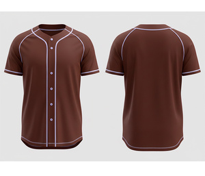 Maillot de baseball personnalisé avec logo, vêtements de sport sublimés pour équipe |   Kit de baseball d'équipe avec logo et numéros personnalisés |   Bas en polyester respirant - Product Image 5