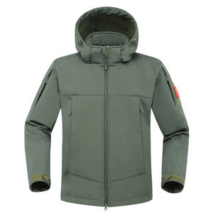 Venta al por mayor negro al aire libre a prueba de viento deportes Softshell rompevientos hombre chaqueta impermeable a prueba de viento - Product Image 5