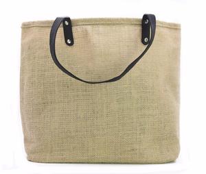 Bolsa de compras de yute en varios tamaños, estilos, diseños y colores con diseño de logotipo personalizado para impresión de bolsas de supermercado para uso de mujeres - Product Image 5
